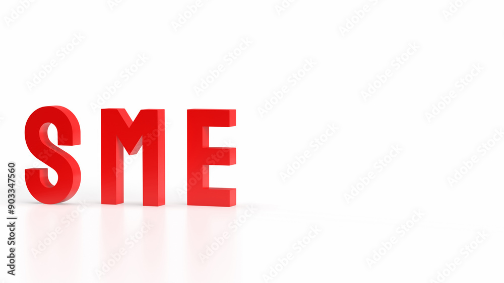 The sme text for Business concept 3d rendering. The sme text for Business concept 3d rendering.
