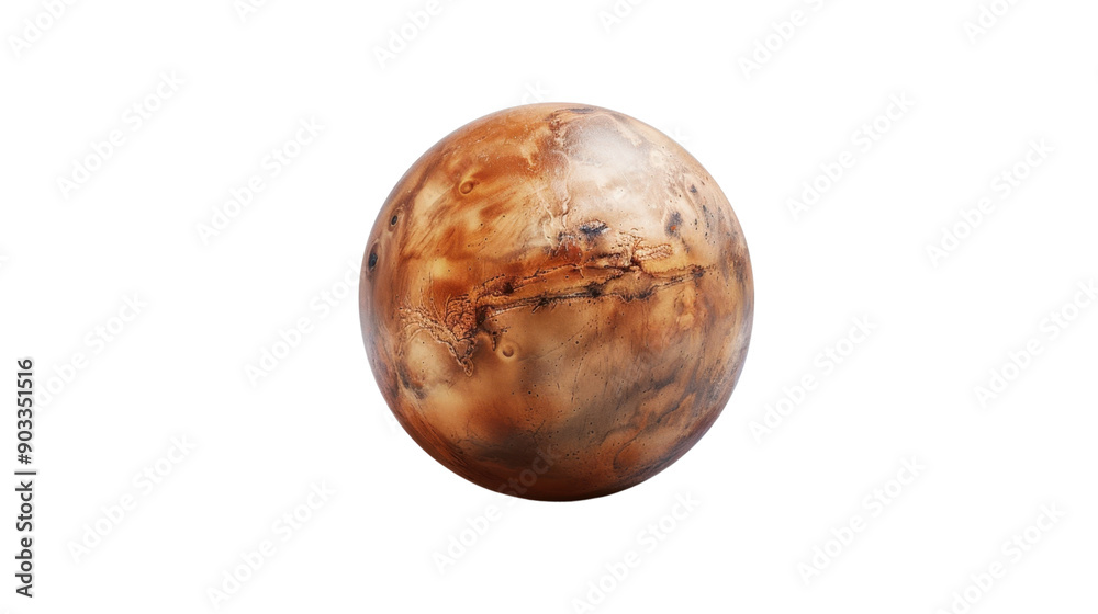 Mars on transparent background Mars on transparent background
