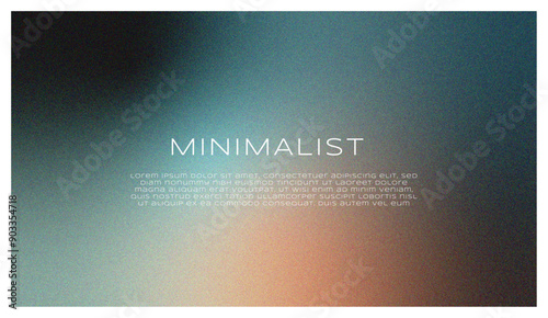 Minimalist Gradient Grainy Blur Background for wallpaper, art, cover, web, poster, packaging