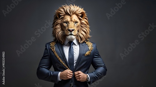 Lion suit business ,mammal animal ,wildlife perfect photo