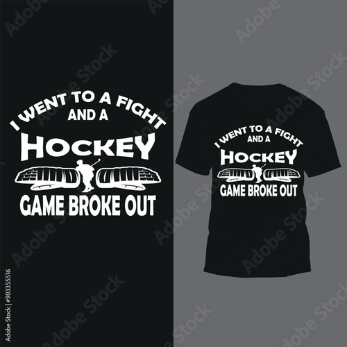 Photography i went to a fight hockey game broke out