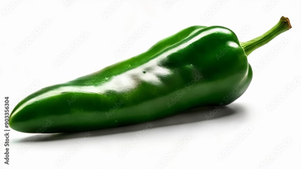  Fresh and vibrant green bell pepper