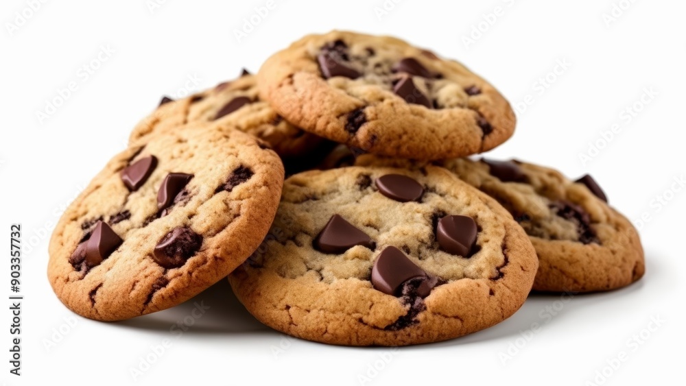 Deliciously tempting chocolate chip cookies Deliciously tempting chocolate chip cookies