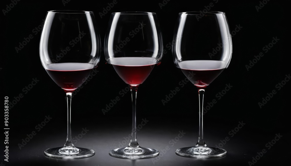 Elegant wine glasses perfect for a sophisticated evening Elegant wine glasses perfect for a sophisticated evening