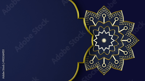 Luxury mandala background with golden arabesque pattern Arabic Islamic east style. Ramadan Style Decorative mandala. Mandala for print, poster, cover, brochure, flyer, banner.