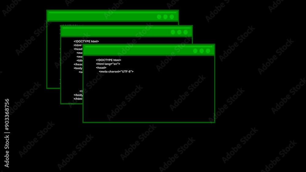 video animation terminal cmd prompt with a programming code software, on a transparent background with alpha channel set to zero video animation terminal cmd prompt with a programming code software, on a transparent background with alpha channel set to zero