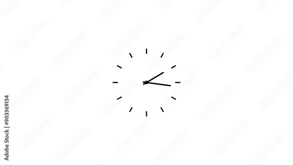 Time clock Icon Animation. Time clock Icon Animation.