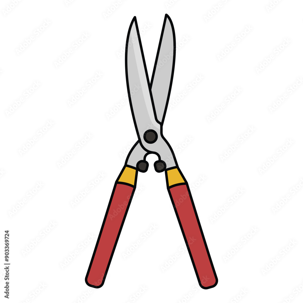 Vector illustration bonsai scissors Vector illustration bonsai scissors