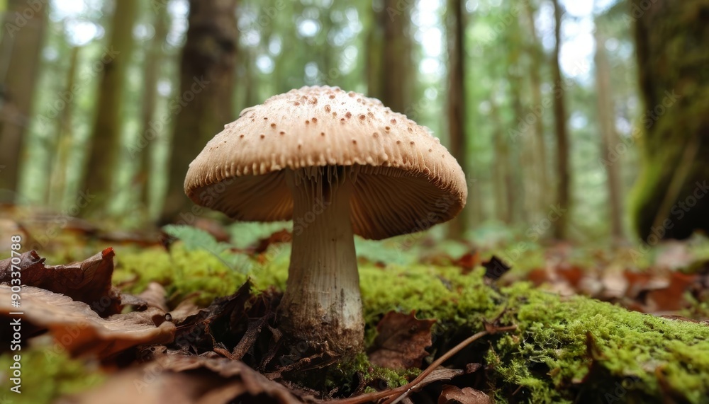 Natures delicate beauty in the forest floor Natures delicate beauty in the forest floor