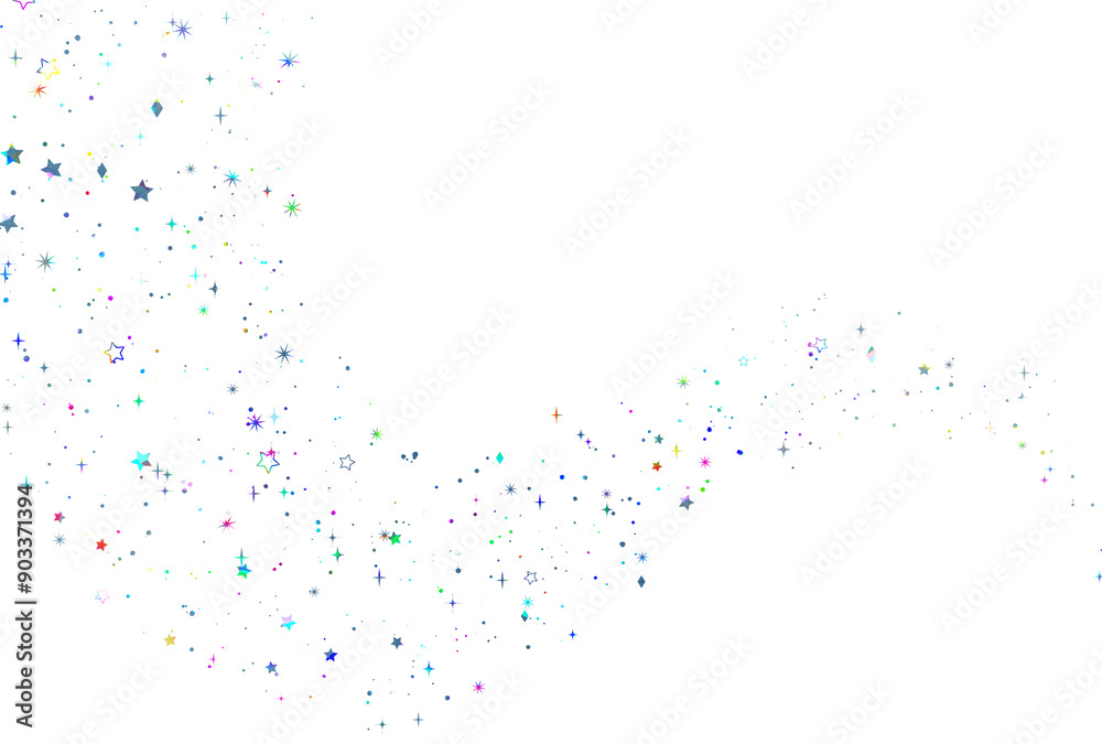 背景素材_ホログラム_星