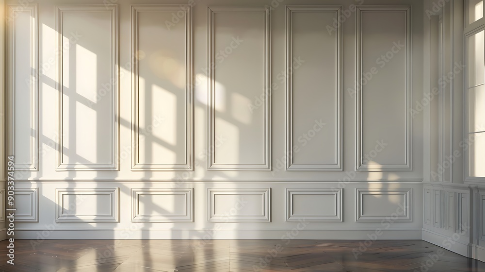 Obraz premium Sunlight Streaming Through a Window in a Classic Room