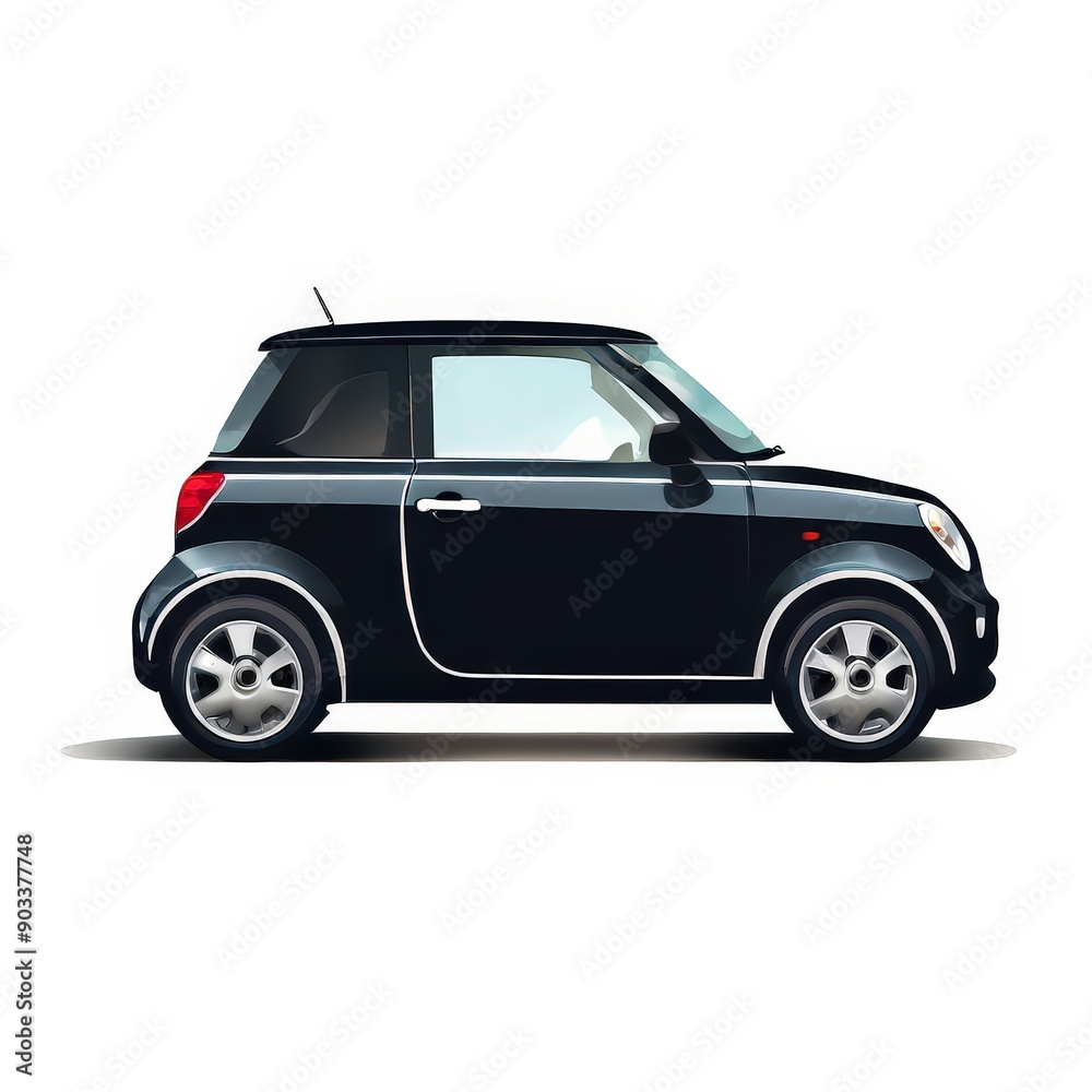 Naklejka premium an AI Image Generator, Passenger car