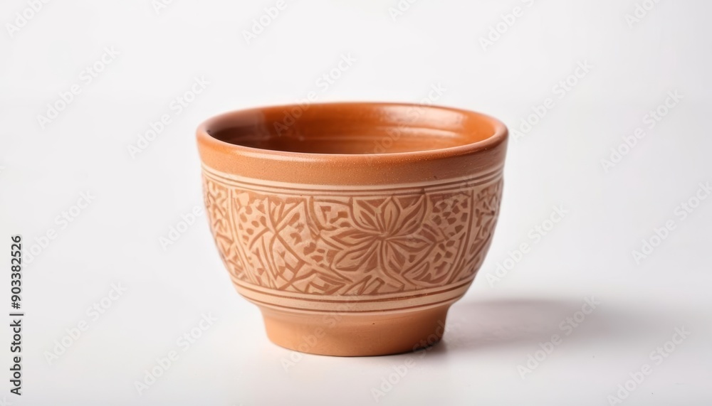 Elegant ceramic cup with intricate design Elegant ceramic cup with intricate design