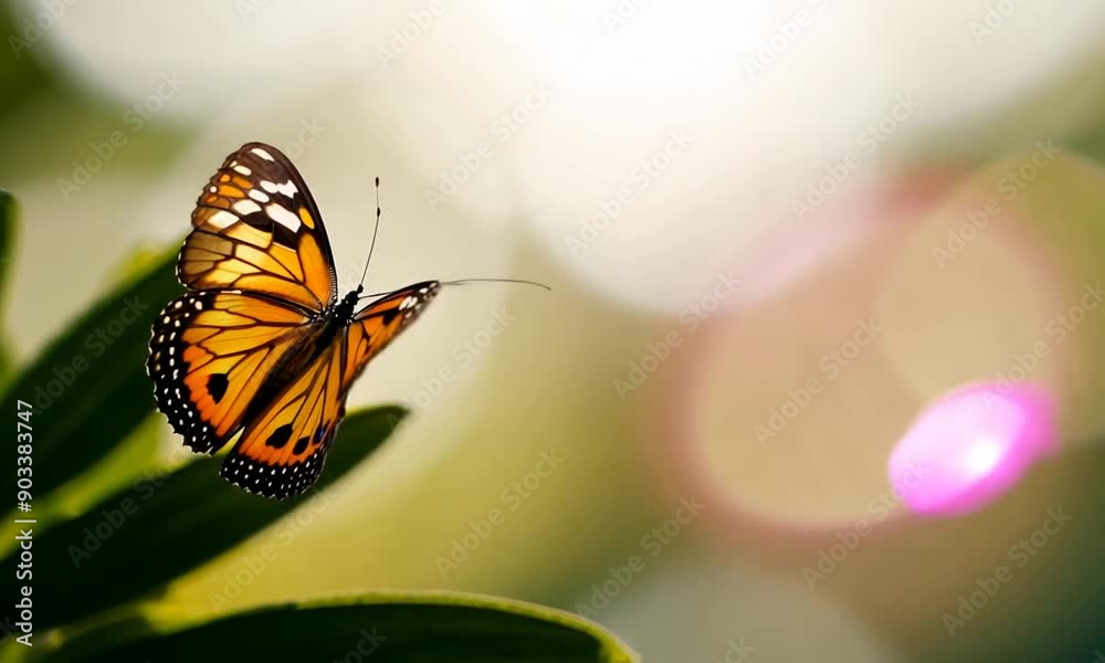 Monarch Butterfly in Flight Monarch Butterfly in Flight