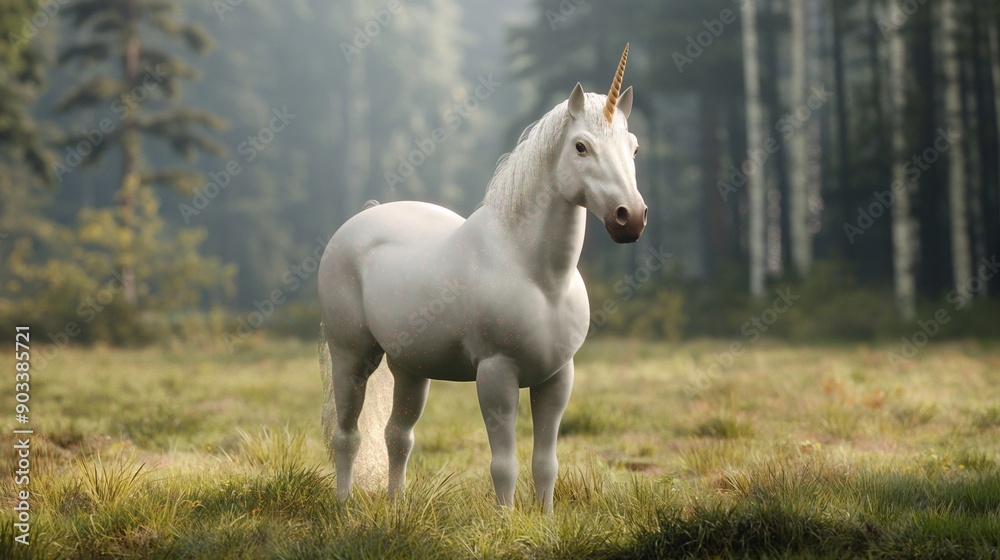 Majestic Unicorn in the Golden Hour Majestic Unicorn in the Golden Hour