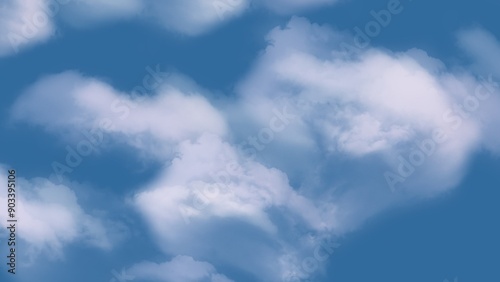 Illustration Cloudy Sky