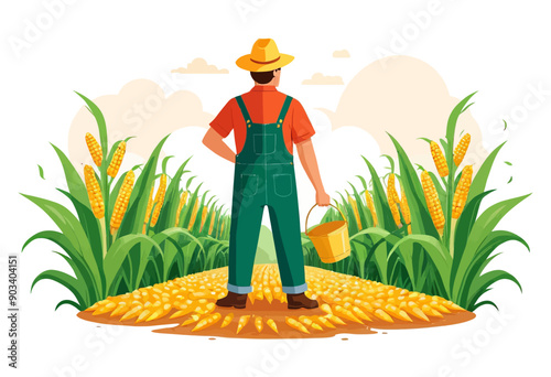 Harvesting Corn: A Farmer's Journey