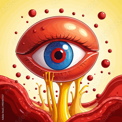 Eye of the Storm: A Surreal Vision of Perception