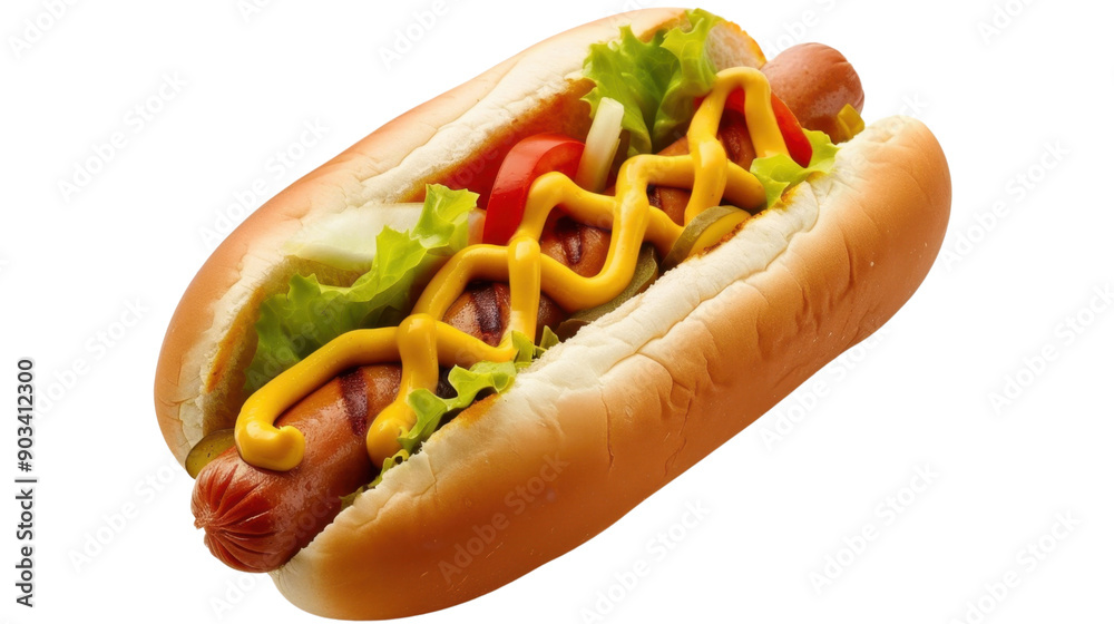Hot-dog on transparent background Hot-dog on transparent background