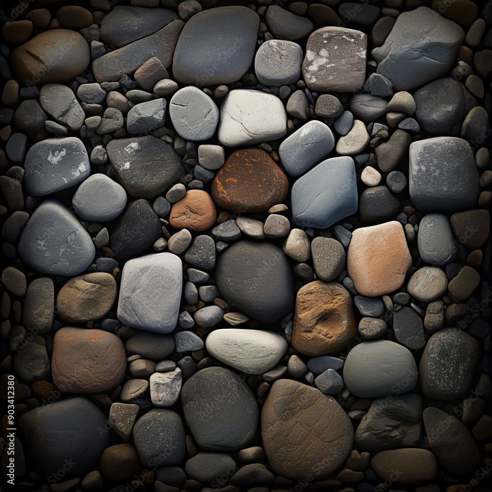Top view Colurful Sea stone (river stone) embedded in floor. Close up pathway decorated. The beautiful garden walkway with rough, grunge texture background forming an abstract texture. Top view Colurful Sea stone (river stone) embedded in floor. Close up pathway decorated. The beautiful garden walkway with rough, grunge texture background forming an abstract texture.