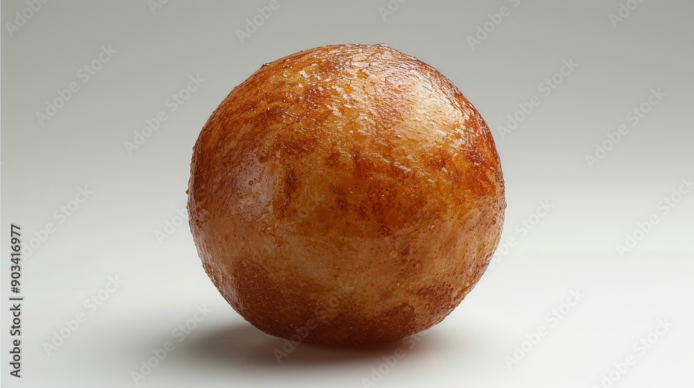 Crispy Nigerian Puff Puff on White Background - Photorealistic Studio Shot with Canon EOS K5 85mm Lens Crispy Nigerian Puff Puff on White Background - Photorealistic Studio Shot with Canon EOS K5 85mm Lens