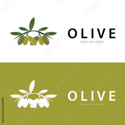 Olive Logo, Vector Design Premium Template Vector Illustration