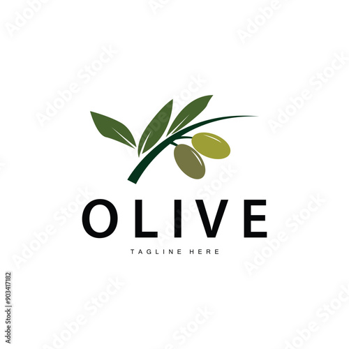 Olive Logo, Vector Design Premium Template Vector Illustration