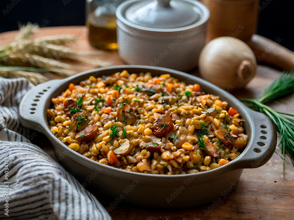 A blog post about the versatility of barley in cooking, including a recipe for a savory barley casserole. A blog post about the versatility of barley in cooking, including a recipe for a savory barley casserole.