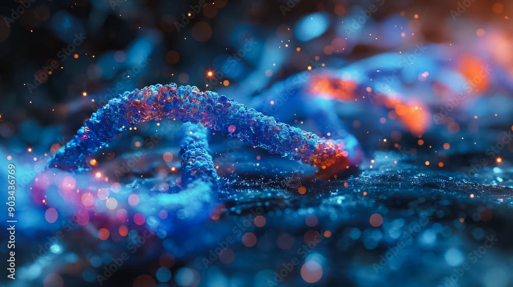 Elegant background featuring a DNA structure, perfect for illustrating concepts in genetics, biotechnology, and scientific research. Elegant background featuring a DNA structure, perfect for illustrating concepts in genetics, biotechnology, and scientific research.