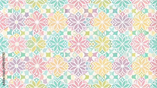 Colorful seamless pattern with a palette of pastel colors, pastel, seamless, pattern, colorful, palette, background, texture