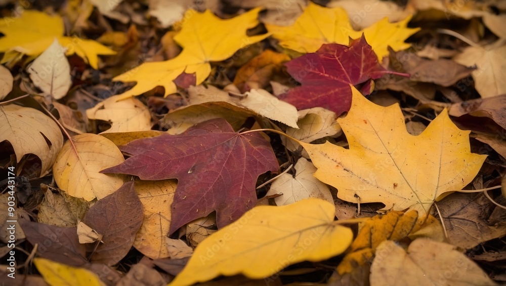 macro photograph of a variety of autumn leaves shades of red, orange, yellow, and brown their own unique colors and textures smooth and rough patterns. macro photograph of a variety of autumn leaves shades of red, orange, yellow, and brown their own unique colors and textures smooth and rough patterns.