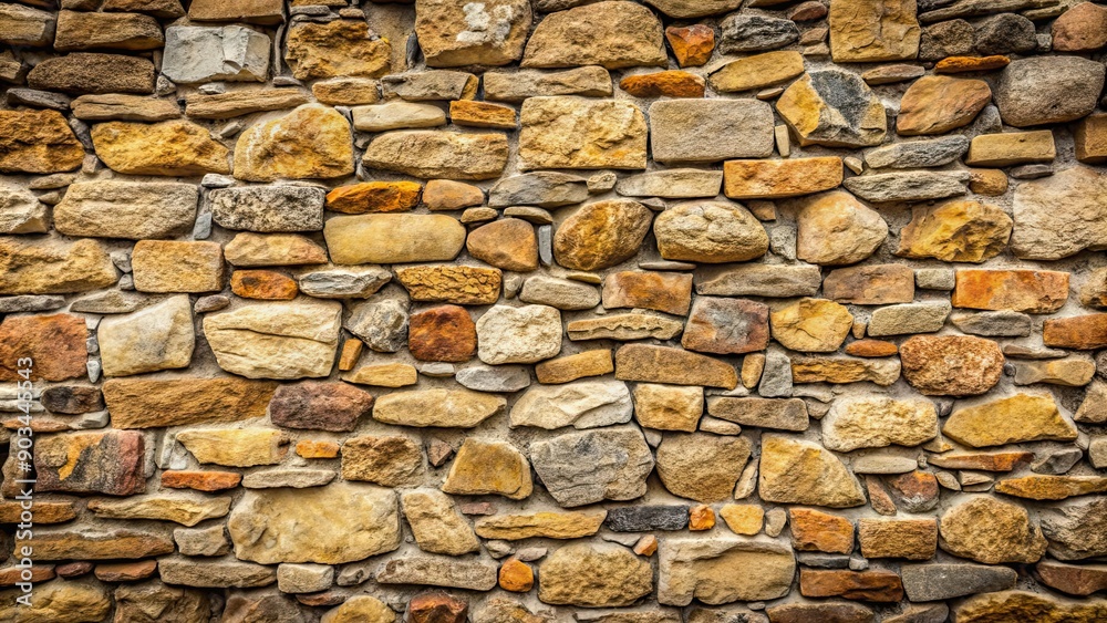 Fototapeta premium Rough and weathered stone wall texture , textured, rough, weathered, stone, masonry, background, pattern, natural, rugged