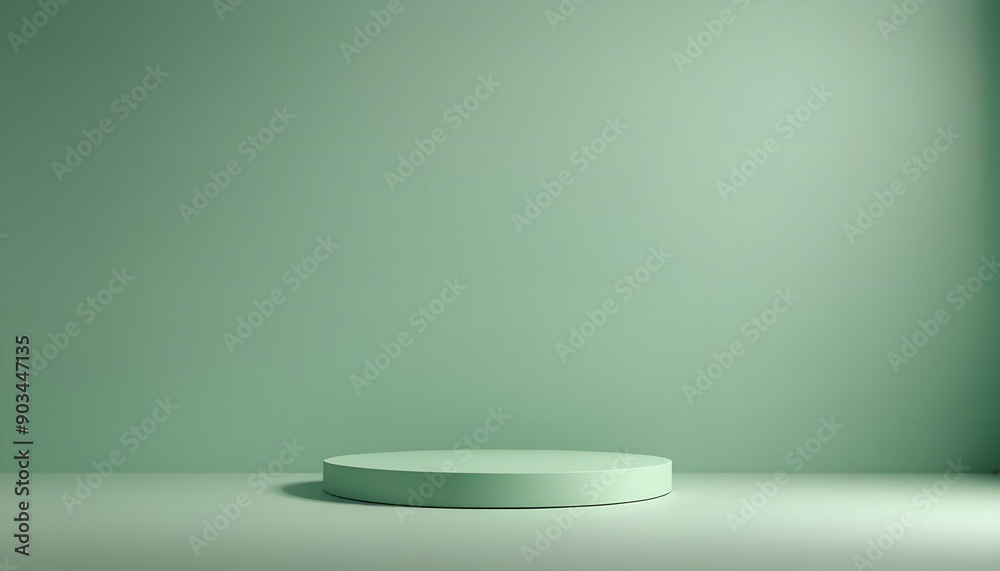 Green podium background platform product 3d studio Green podium background platform product 3d studio