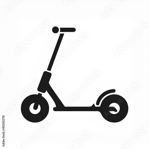 scooter icon isolated