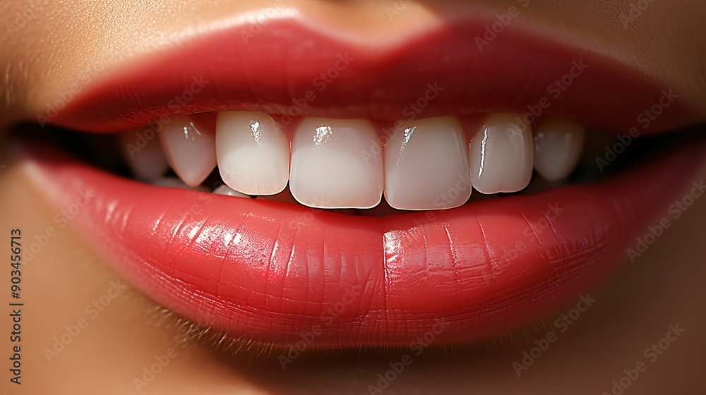Obraz premium close up of lips