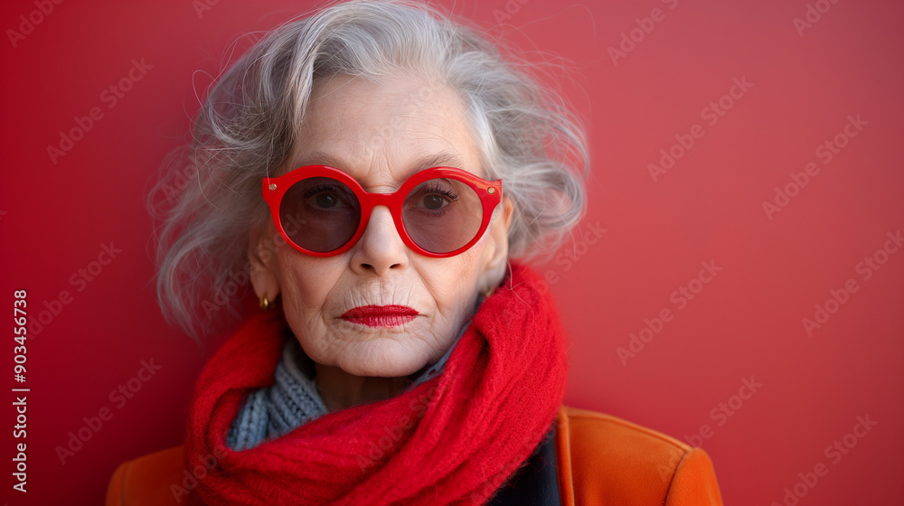 fashionable old lady fashionable old lady