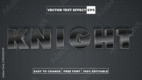 EPS File 3d Vector Text Effect Fully Editable High Quality