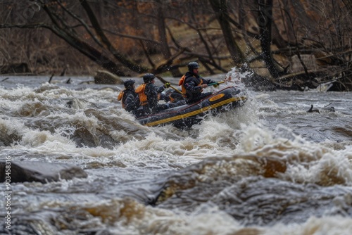 Rafting through Rapids: A Thrilling Adventure photo