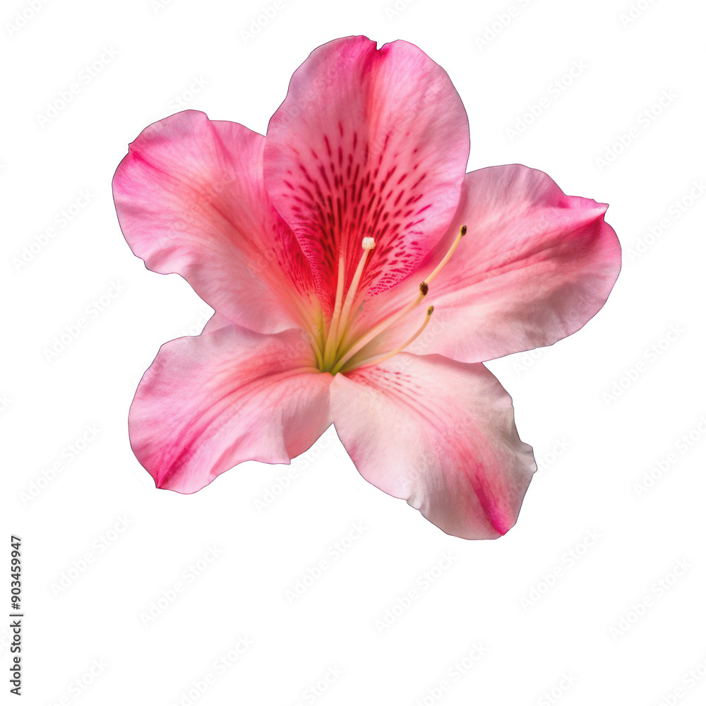Azalea flower isolated on transparent background Azalea flower isolated on transparent background