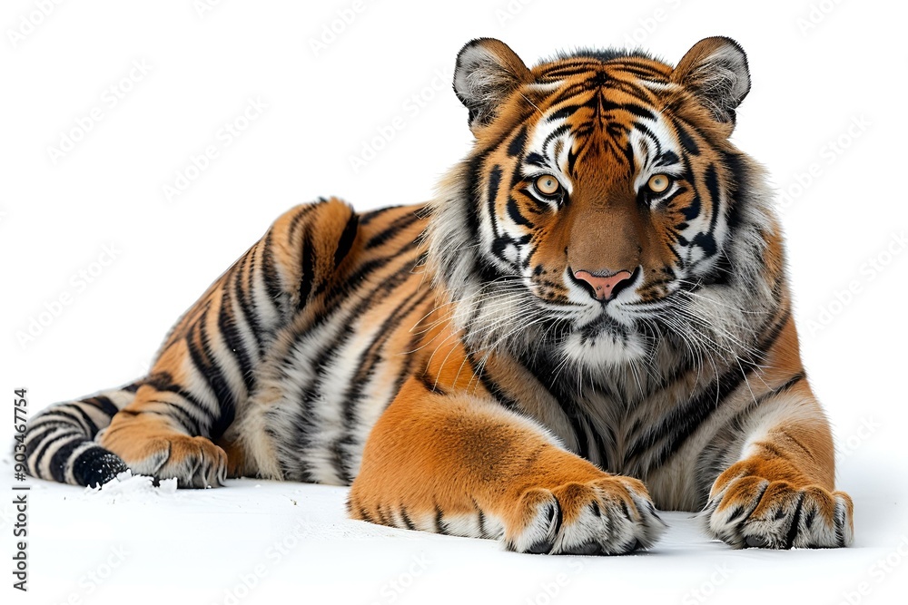 a tiger lying down on the floor a tiger lying down on the floor