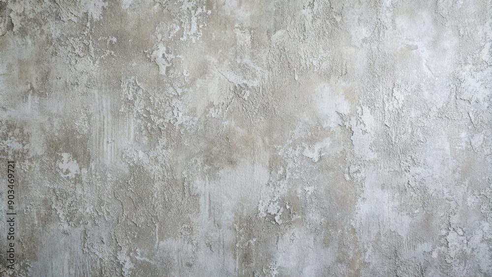 Obraz premium Sponge painted gray wall with mottled texture pattern, sponge, painted, gray, background, wall, mottled, texture, pattern