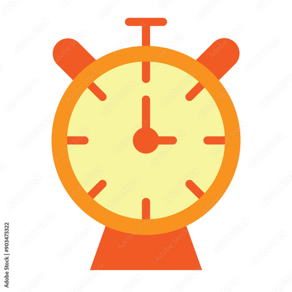 Clock with checkmark Vector Flat Icon Design Clock with checkmark Vector Flat Icon Design