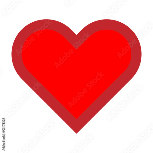 Heart Vector Flat Icon Design