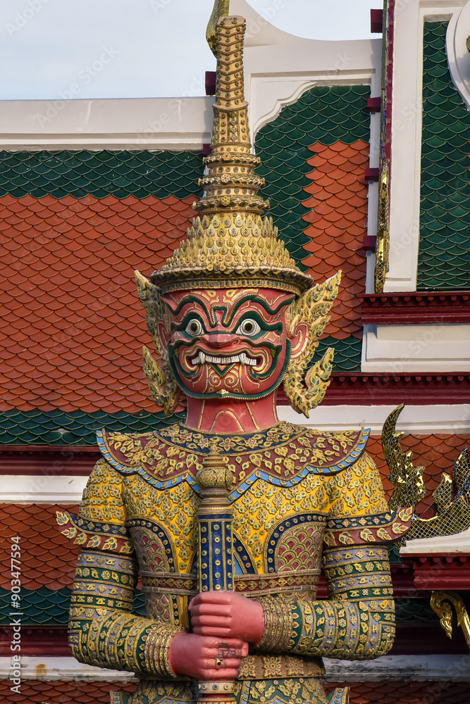 Fototapeta premium giant sclupture thai