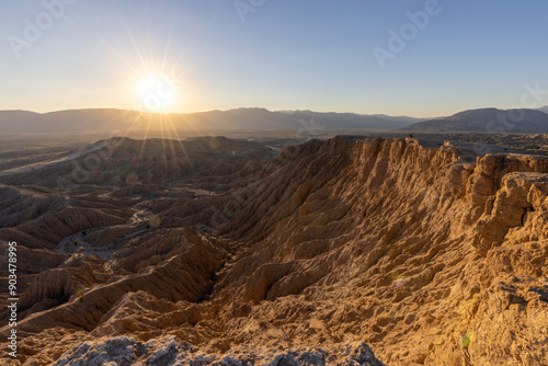 Sunset over Anza-Borrego