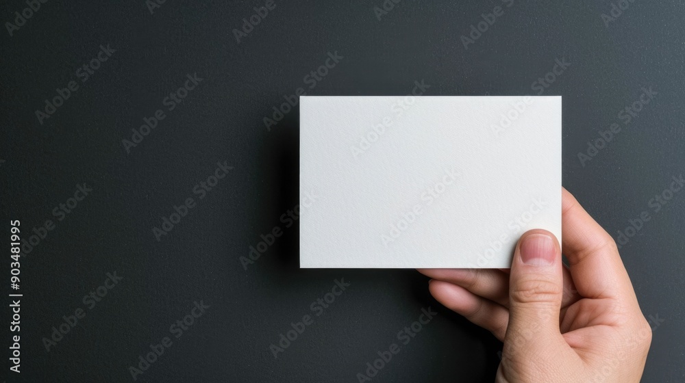 A professionally crafted and clean business card design being showcased against a dark backdrop with a deep depth of field effect A professionally crafted and clean business card design being showcased against a dark backdrop with a deep depth of field effect