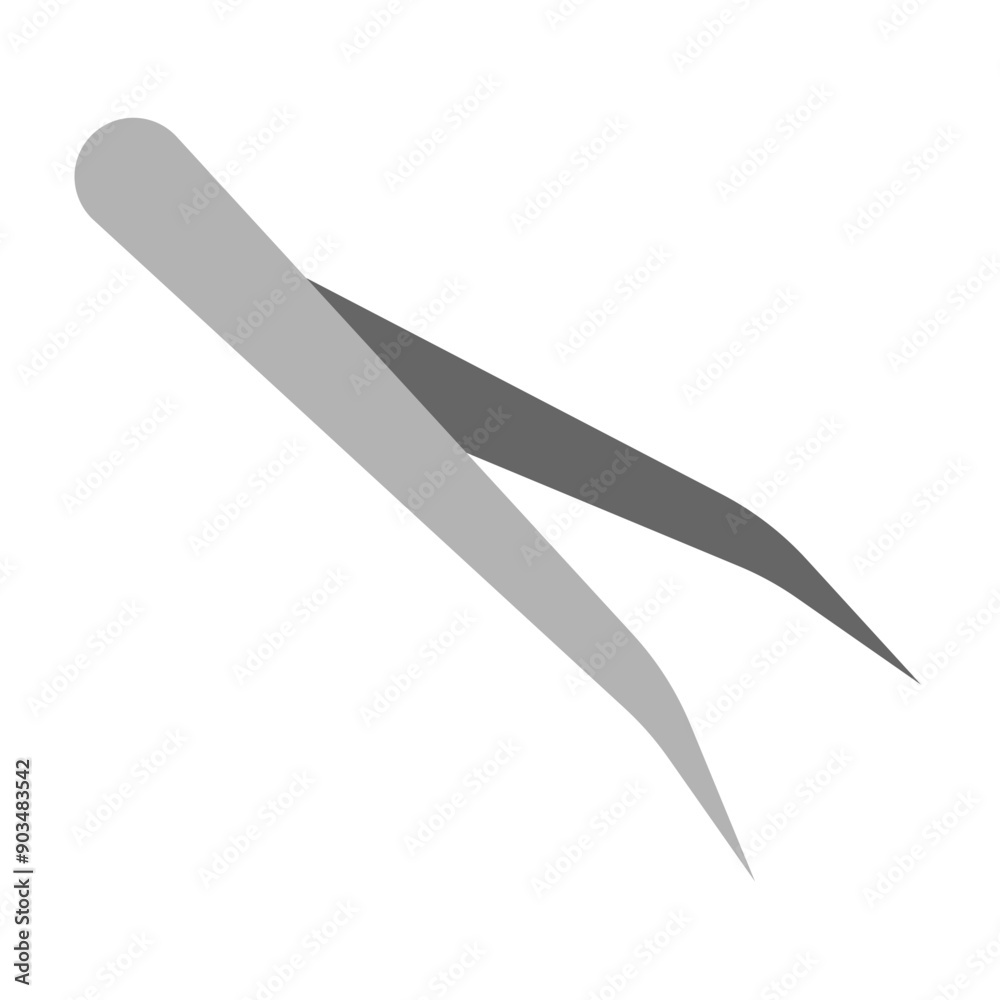 Tweezer Vector Flat Icon Design Tweezer Vector Flat Icon Design