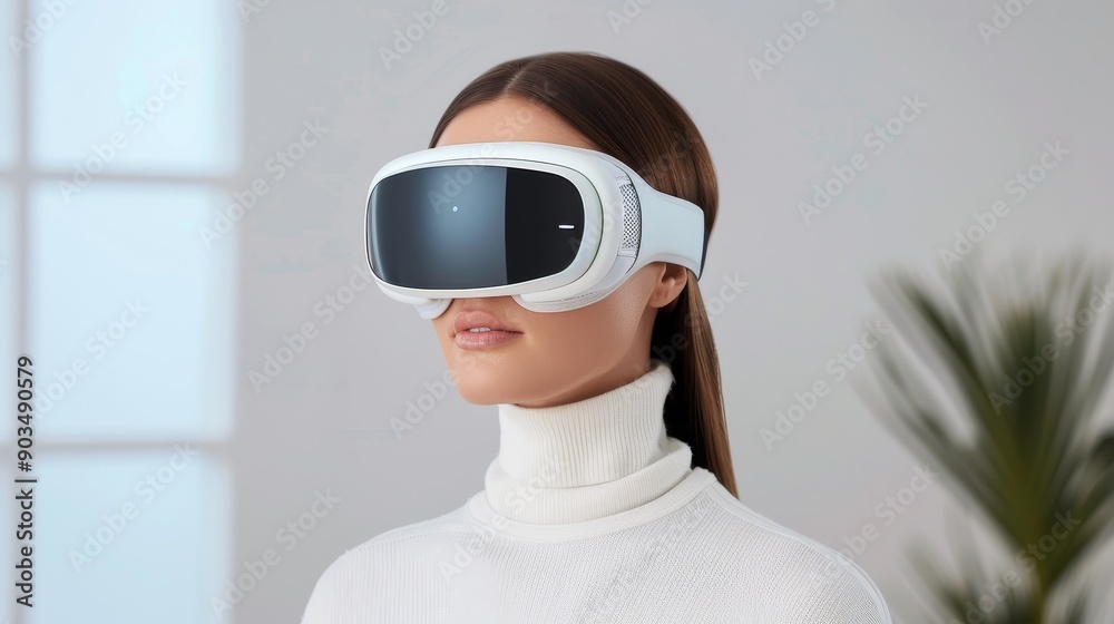 Integrated meditation guides in smart eye mask for stress relief and wellness wearables.