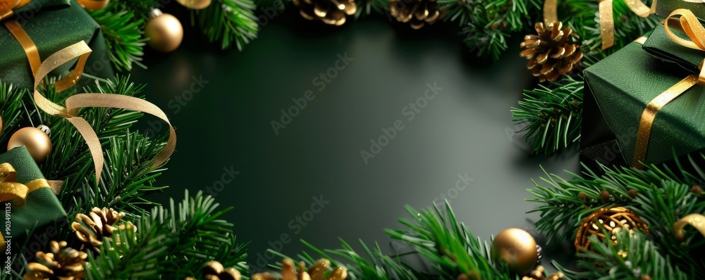 Festive Christmas banner web poster, header for website, colorful decorative decorations. Horizontal format New Year border poster. Xmas holiday background Festive Christmas banner web poster, header for website, colorful decorative decorations. Horizontal format New Year border poster. Xmas holiday background
