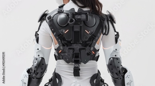 Exoskeleton suit for physical rehab and mobility support.